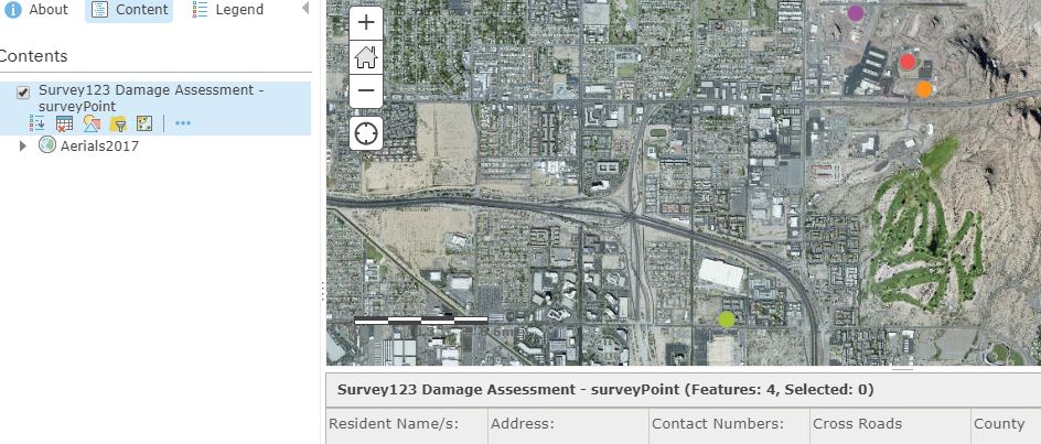 Damage Assessment Web Map